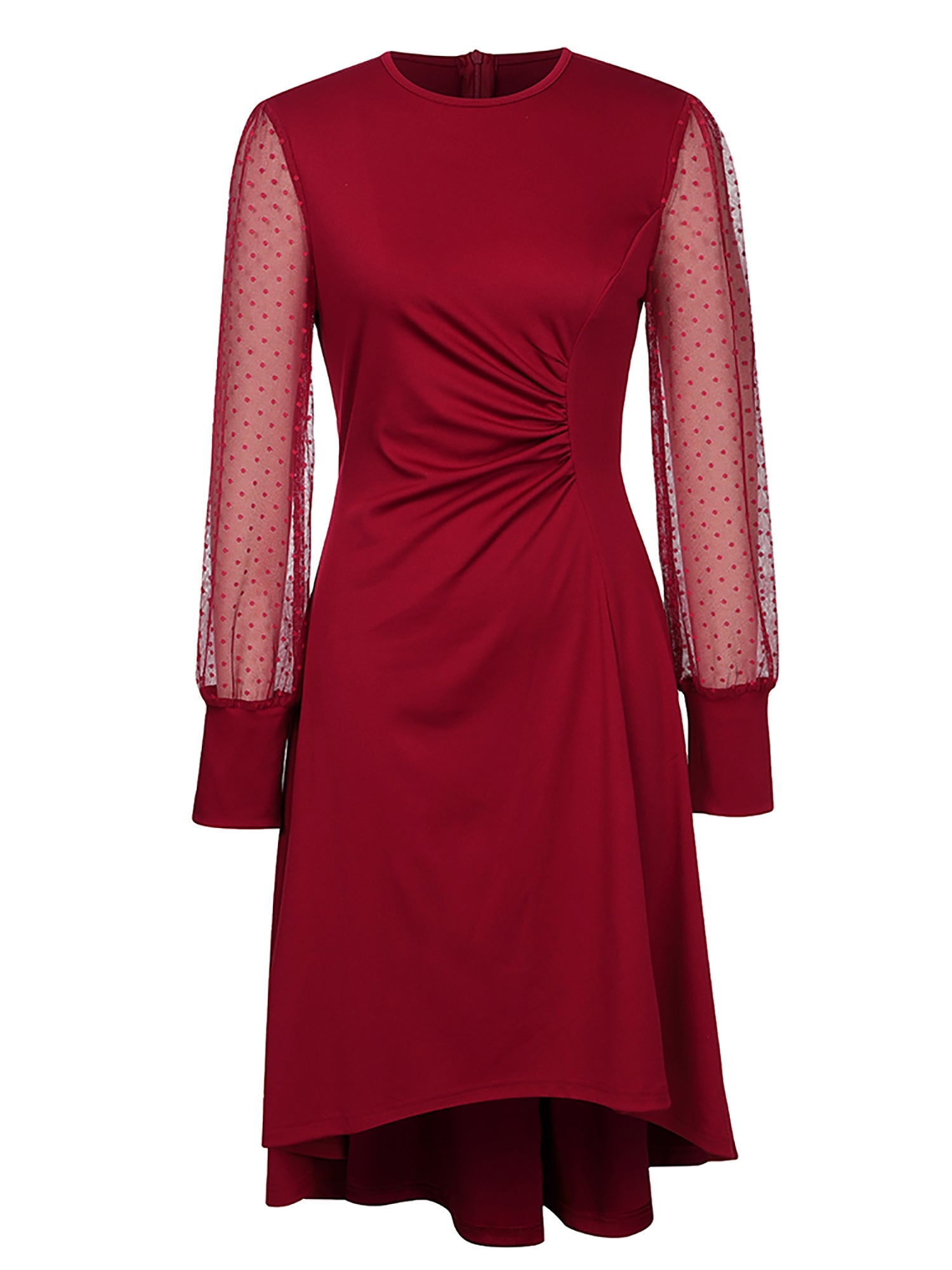 Lapa Plus Women's Polka Dot Mesh Dress - Lapa plus