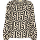 Lapa Plus Women's Printed Top with Waist Ties - Lapa plus