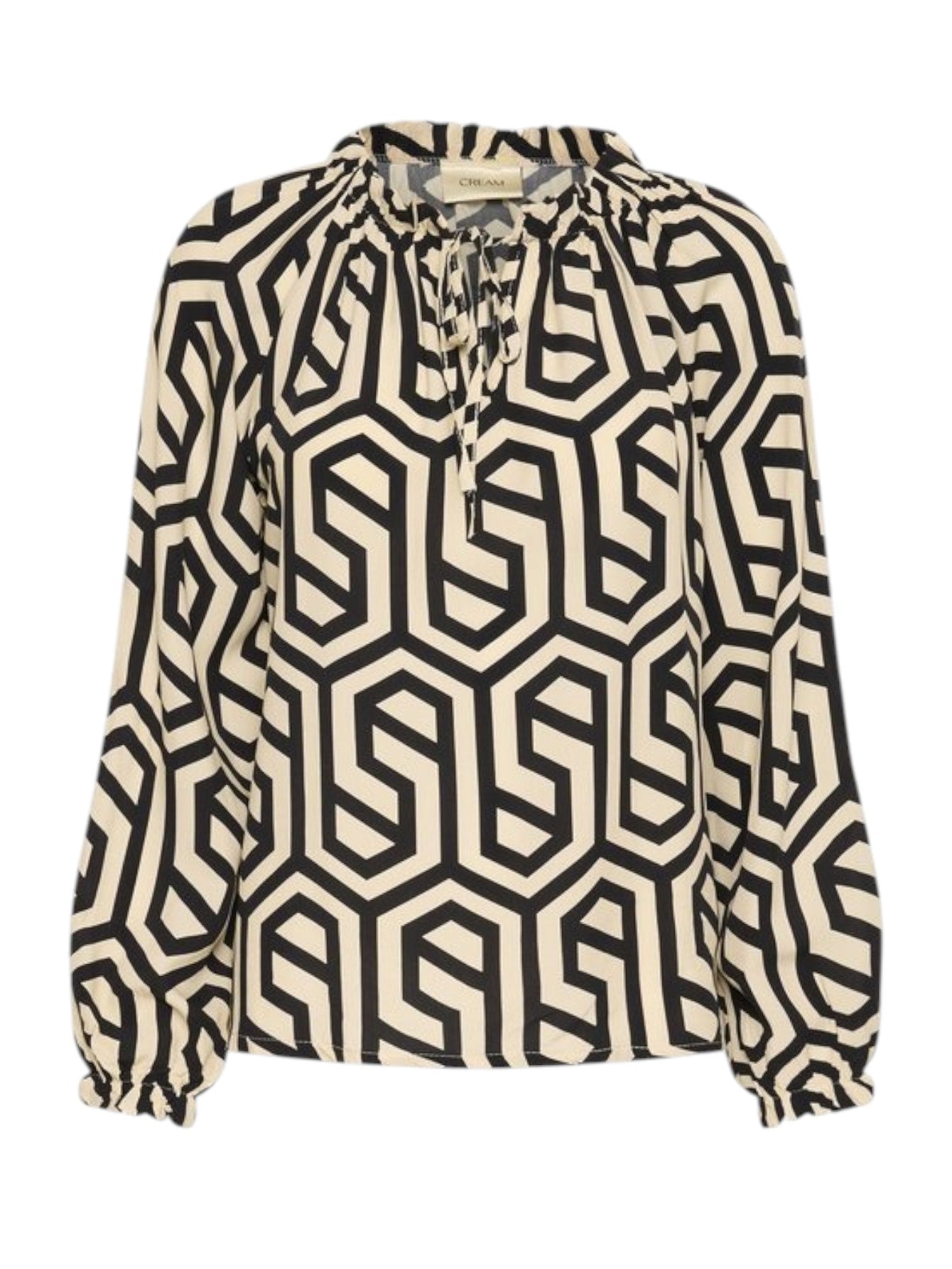 Lapa Plus Women's Printed Top with Waist Ties - Lapa plus