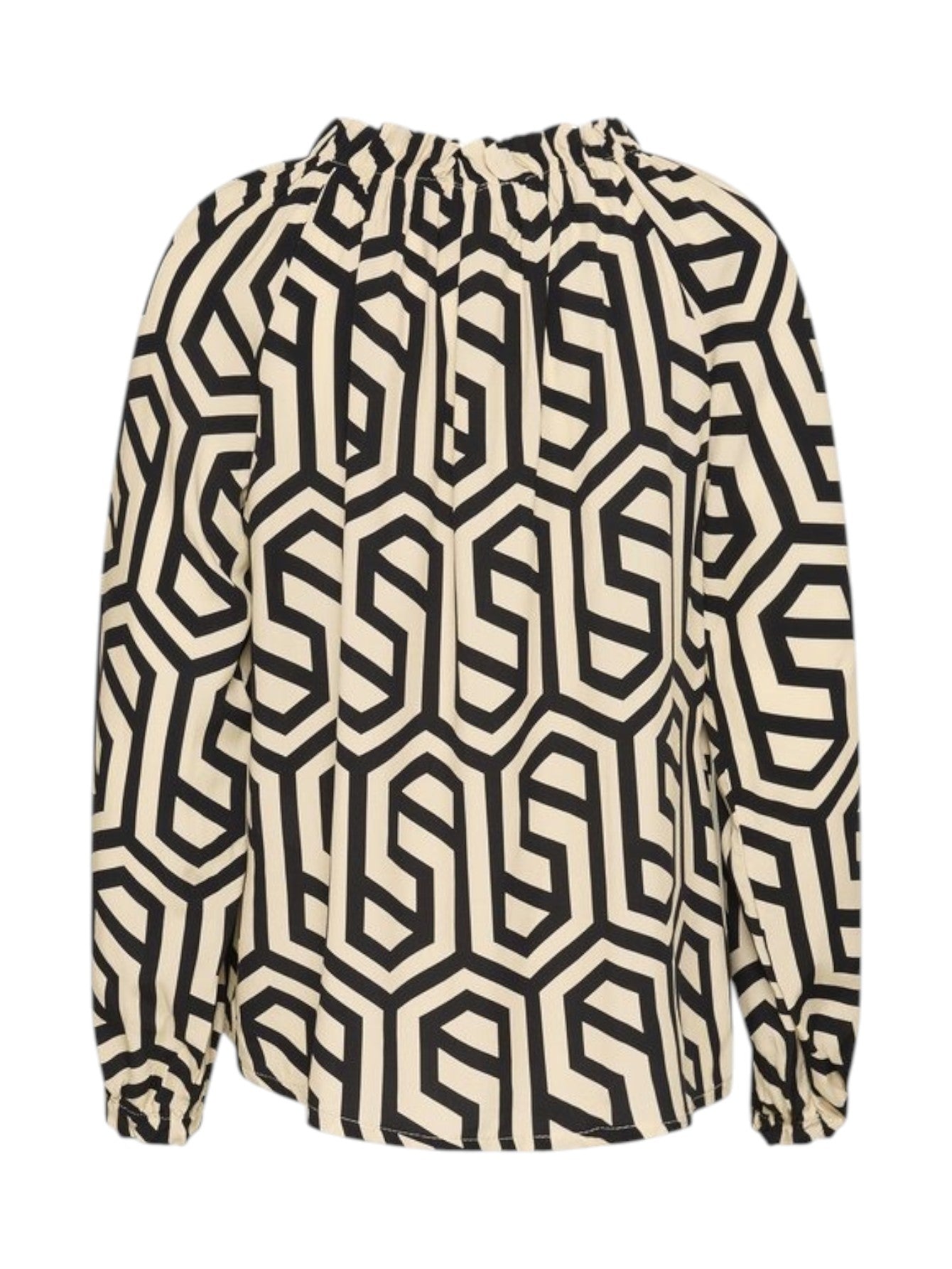 Lapa Plus Women's Printed Top with Waist Ties - Lapa plus