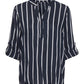 Lapa Plus Women's Reversible Top with Striped Sleeves - Lapa plus