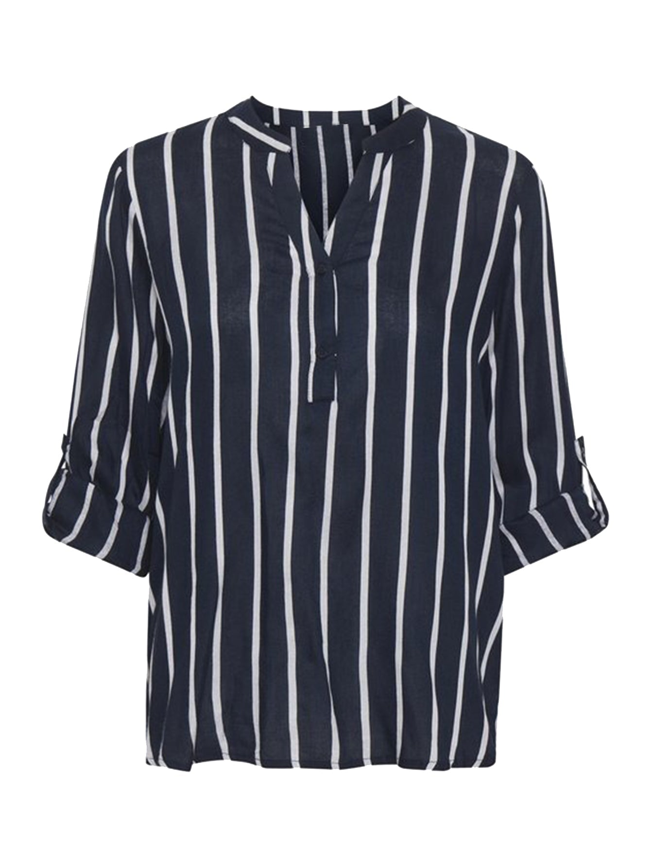 Lapa Plus Women's Reversible Top with Striped Sleeves - Lapa plus