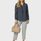 Lapa Plus Women's Reversible Top with Striped Sleeves - Lapa plus