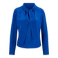 Lapa Plus Women's Satin Blouse with Ties - Lapa plus