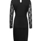 Lapa Plus Women's Sexy Lace Slit Tight Party Dress - Lapa plus