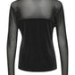Lapa Plus Women's Sheer Mesh Paneled Sexy Top - Lapa plus