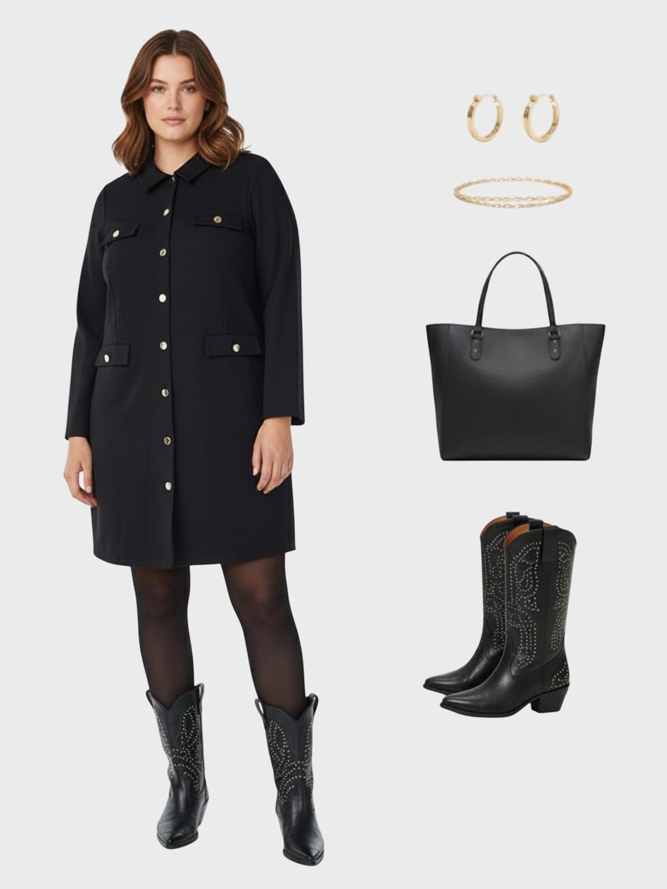 Lapa Plus Women's Shirt Dress with Pocket Details - Lapa plus