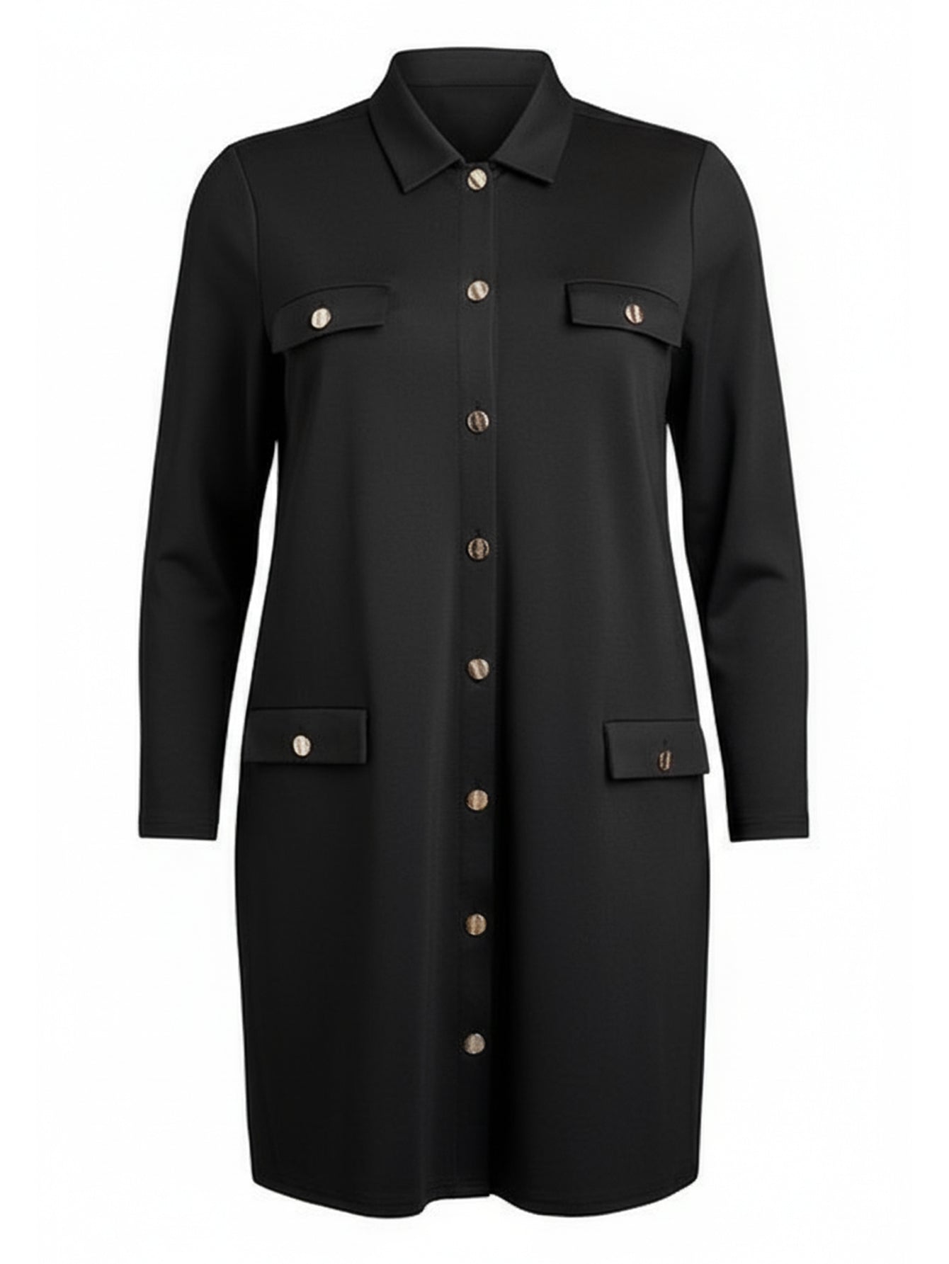 Lapa Plus Women's Shirt Dress with Pocket Details - Lapa plus