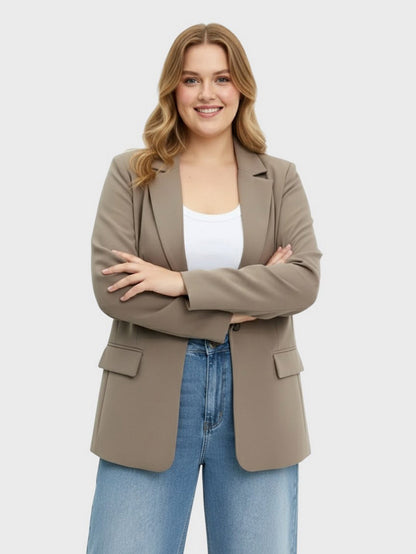 Lapa Plus Women's Slim - Fit Minimalist Blazer - Lapa plus