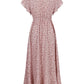 Lapa Plus Women's Small Floral Pattern Lace - up Dress - Lapa plus
