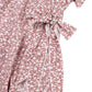 Lapa Plus Women's Small Floral Pattern Lace - up Dress - Lapa plus