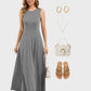 Lapa Plus Women's Solid - colored Long Dress - Lapa plus
