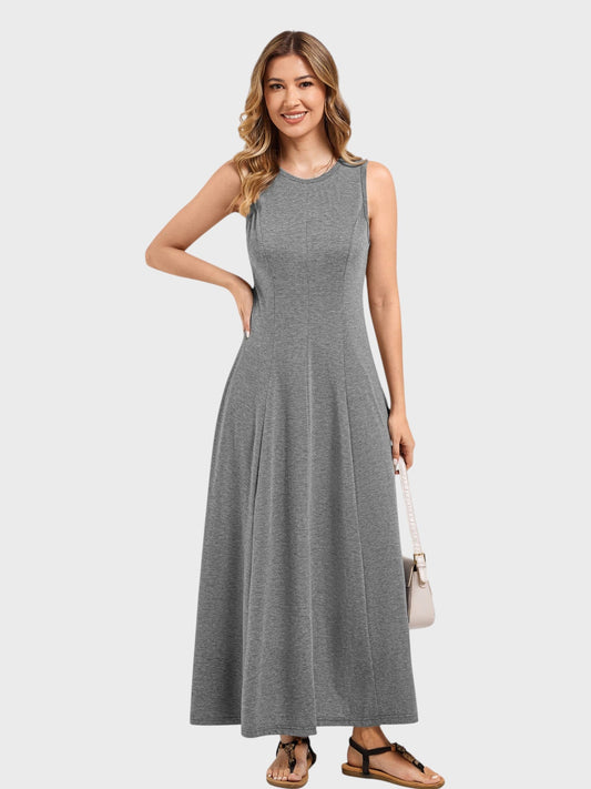 Lapa Plus Women's Solid - colored Long Dress - Lapa plus