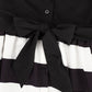 Lapa Plus Women's Splicing Striped Women's Dress - Lapa plus
