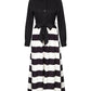 Lapa Plus Women's Splicing Striped Women's Dress - Lapa plus
