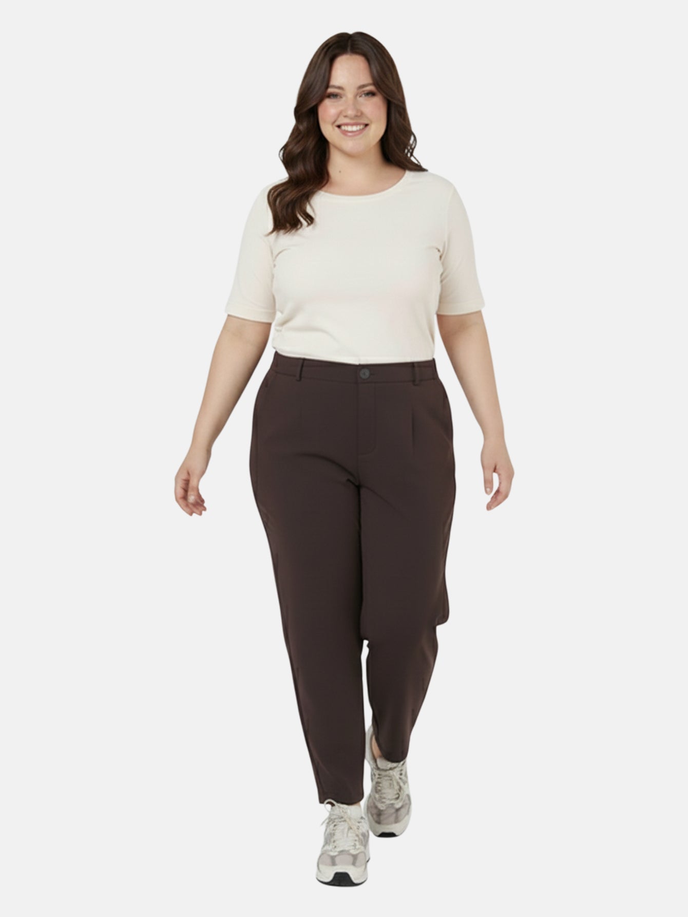 Lapa Plus Women's Straight - Leg Slimming Calf - Length Trousers - Lapa plus