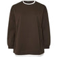 Lapa Plus Women's Two - in - One Contrast Trim Crewneck Sweatshirt - Lapa plus