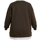 Lapa Plus Women's Two - in - One Contrast Trim Crewneck Sweatshirt - Lapa plus