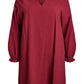 Lapa Plus Women's V - Neck Basic Dress - Lapa plus