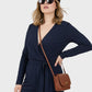 Lapa Plus Women's V - Neck Wrap Belted Jumpsuit - Lapa plus