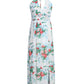 Lapa Plus Women's Vacation Floral Chiffon Halter Dress With Lining - Lapa plus