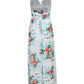Lapa Plus Women's Vacation Floral Chiffon Halter Dress With Lining - Lapa plus