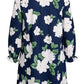 Lapa Plus Women's Vintage Floral and Leaf Print Dress - Lapa plus
