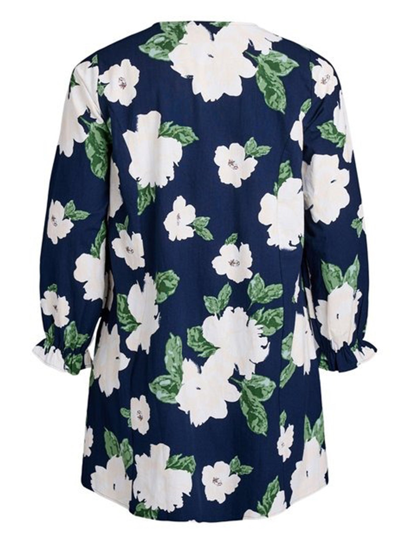 Lapa Plus Women's Vintage Floral and Leaf Print Dress - Lapa plus