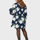 Lapa Plus Women's Vintage Floral and Leaf Print Dress - Lapa plus