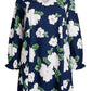 Lapa Plus Women's Vintage Floral and Leaf Print Dress - Lapa plus