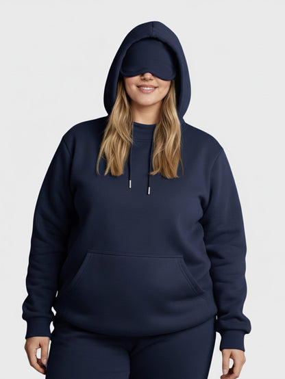 Lapa Plus Women's multi-colored eye mask with hood sweatshirt