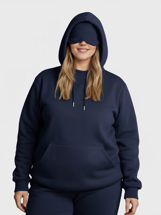 Lapa Plus Women's multi-colored eye mask with hood sweatshirt