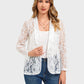 Lapa Plus Women's Solid Color Lace Suit Cardigans