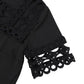 Lapa Plus Women's Lace Patchwork Short Sleeved Top