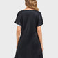 Lapa Plus Women's 3D Floral Print Loose Hem Dress