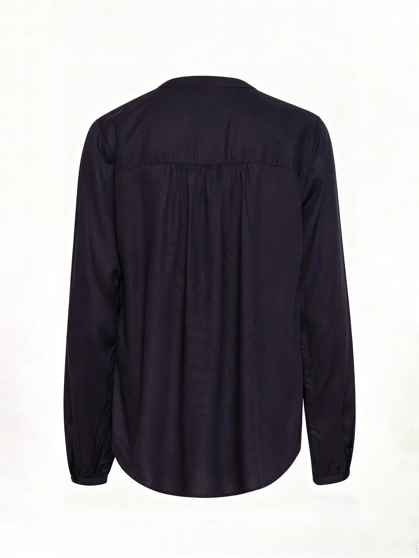 Women's Basic Crewneck Button - Front Top - Lapa plus